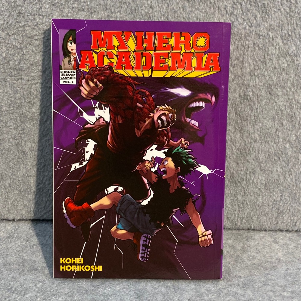 My Hero Academia Manga Vol 9 Kohei Horikoshi English Japanese Comic Book